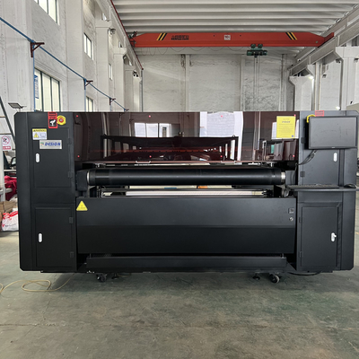 High Resolution High Productive Belt Textile Printer For Printing Blanket Textiles