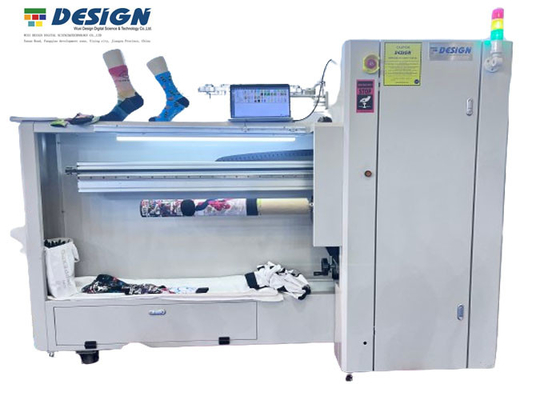 High Speed 3D Polyster Socks Printing Machine CMYK Epson Digital Printer For Fabric