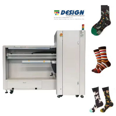 CMYK Seamless 3D Socks Printer 1050mm Industrial Direct To Garment Printer
